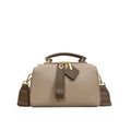 2023 New Women's Lady Boston Pillow Shoulder Bag with Zipper Closure Single Strap PU Leather Multi-Functional Travel Bag