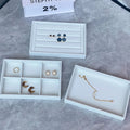 Wholesale Bulk Small White 6 12 Slots Pu Leather Jewelry Storage Boxes Watch Bracelet Necklaces Rings Display Tray for Drawer