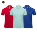 2024 High Quality Men's Blank Golf Polo T Shirts Embroidered Logo Plain Short Sleeve Casual Polyester Polo Shirts