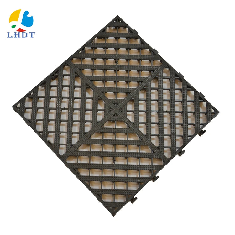 Modern Style PP Garage Splicing Floor Mat Non-Slip Drainage Plastic Interlocking Decking for Car Wash Anti-Slip Feature