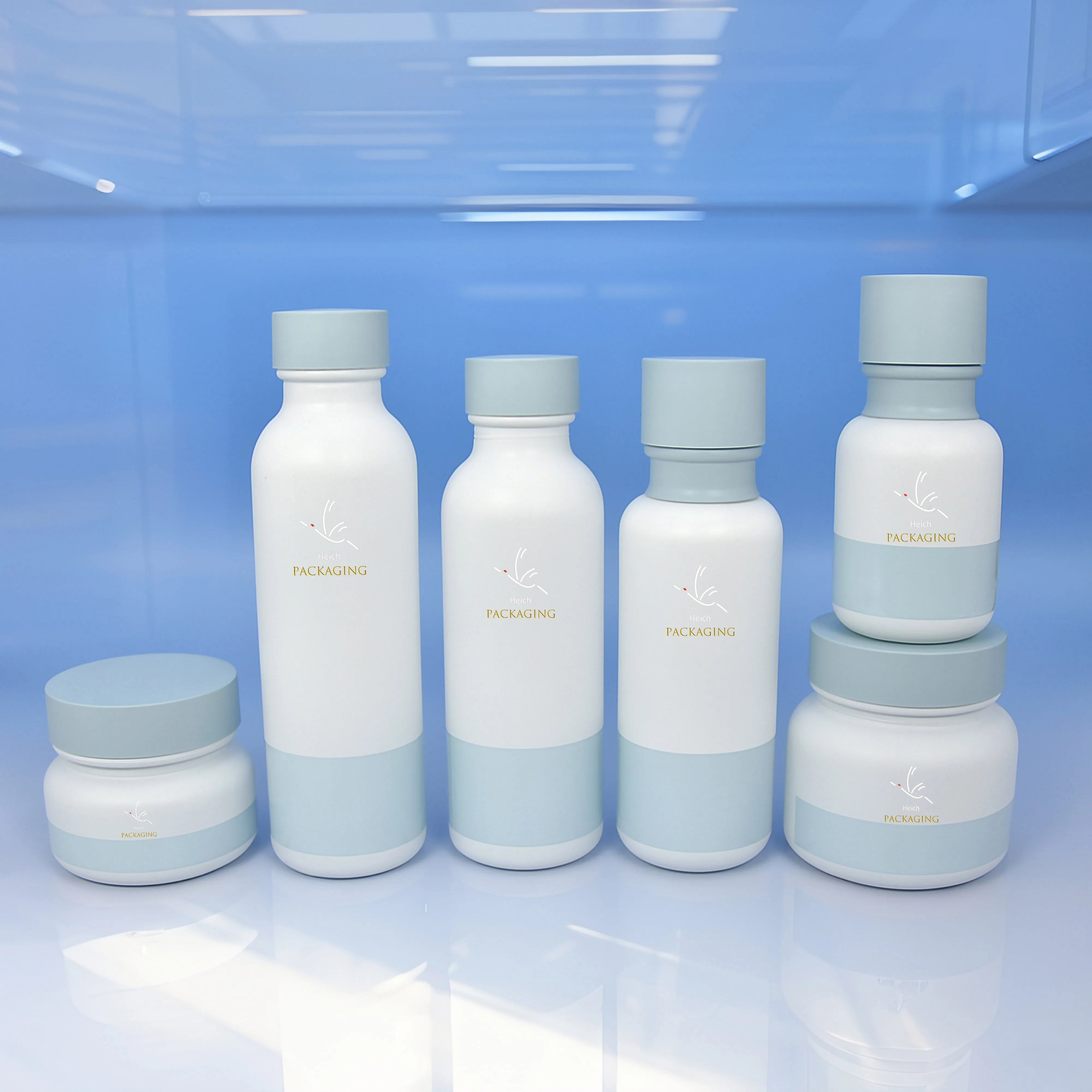 Hot Sale Luxury Cosmetic Packaging Set 100ml 120ml Waste Toner Bottle Moisturizer Lotion Cream Skincare with Screw Cap Seal