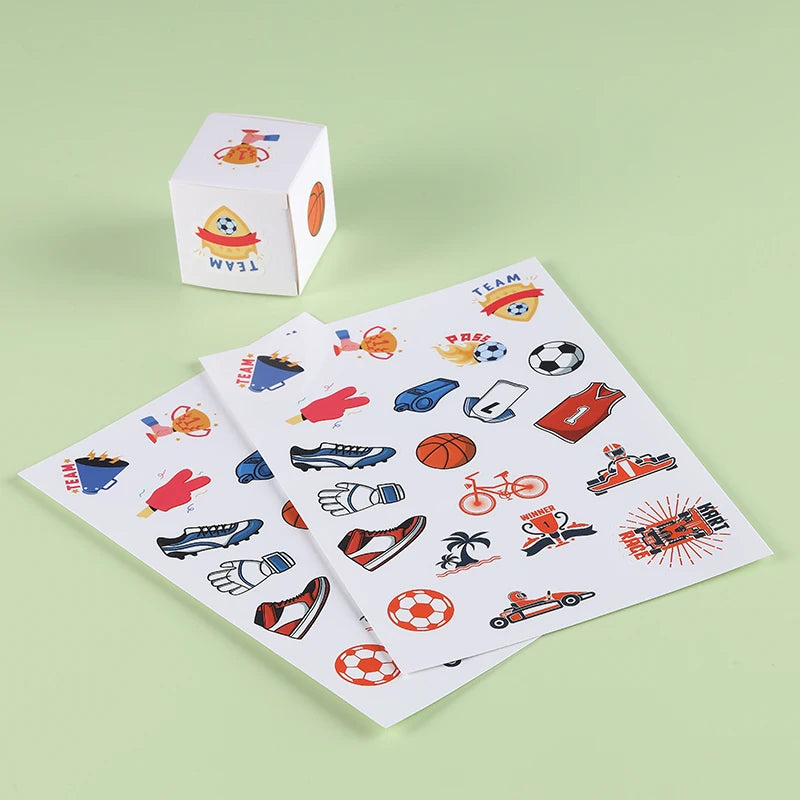 Custom Logo Design Printing Adhesive Waterproof Vinyl A4 A5 Cartoon Paper Kiss Cut Sheets Sticker