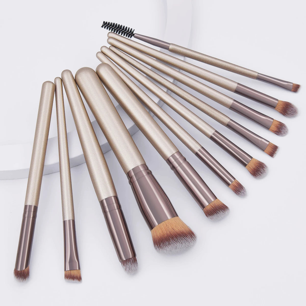 Makeup Brushes Set 11pcs/Set Custom Logo Professional Wood Handle Makeup Foundation Cosmetic Tools for Beauty Salon