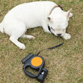 Vegan Leather Turtle Waterproof 50 Foot Dog Lead 10M Retractable Dog Leash With Waste Bag Dispenser Light