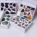 Hongzhuo Natural Crystal Stone Raw Rough Mineral Quartz Healing Stone Box
