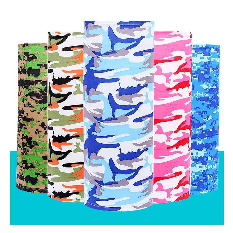Custom Printed logo Seamless Multi-function Headwear Cycling Tube Bandana Face Cover Buffs Scarf Neck Gaiter for Outdoor Sports