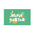 Aozhan Custom Professional Sublimation Printing Easter Garden Flag Fiberglass Flagpole