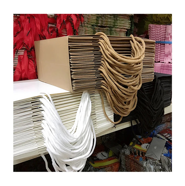 Biodegradable Cardboard Pouches Paper Bags Embossing Patch for Custom Logo Candle Craft Gift Wedding Birthday Party Packaging