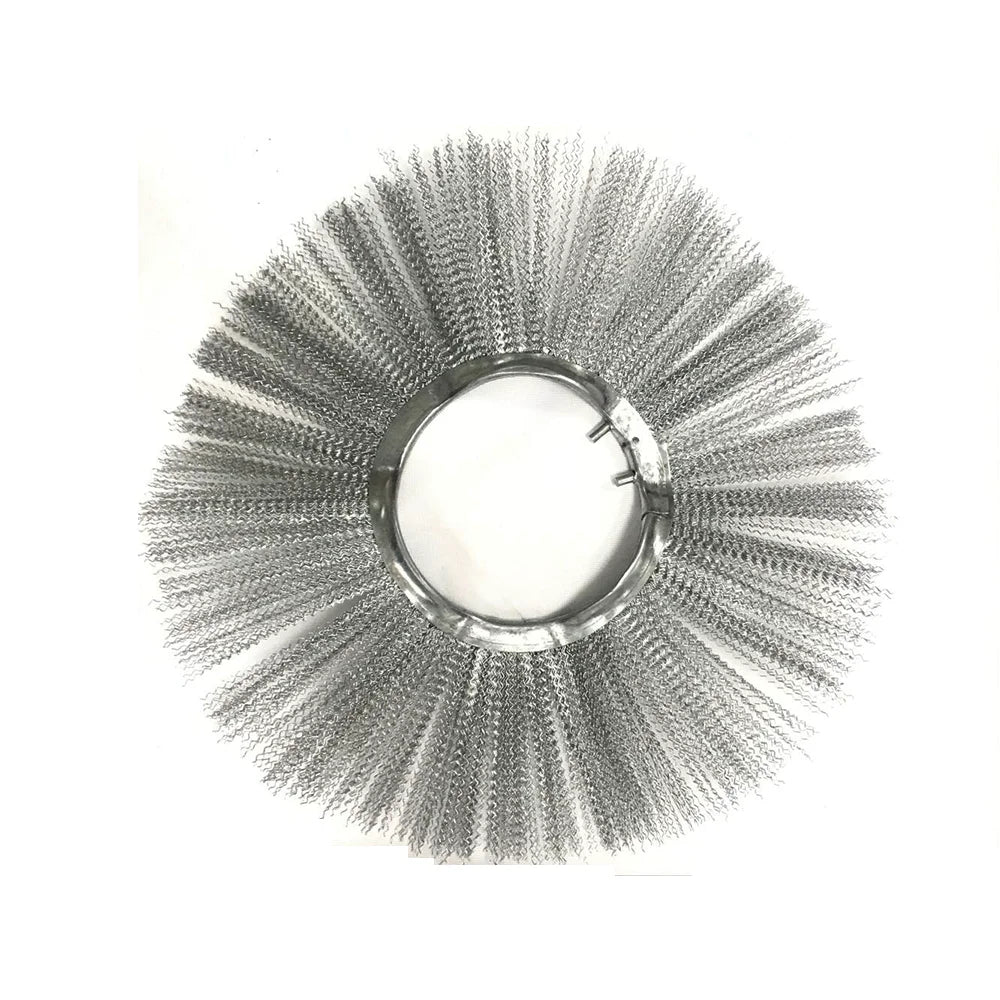 China Factory Direct Steel Wire with Steel Ring Sweeper Water Disc Brush