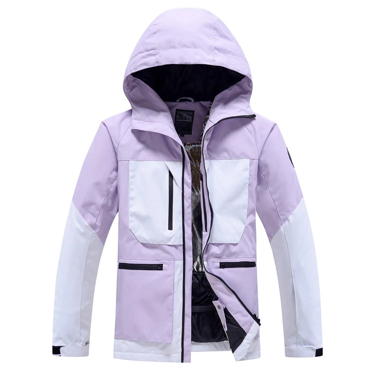 Professional Winter Thick Warm Windproof Waterproof Ski & Snowboard Jacket for Women and Men Outdoor Sports Coat