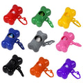 Bone Design Cute Colorful Eco-Friendly Pet Poop Bags Plastic Trash/Garbage Bag for Bathing Products