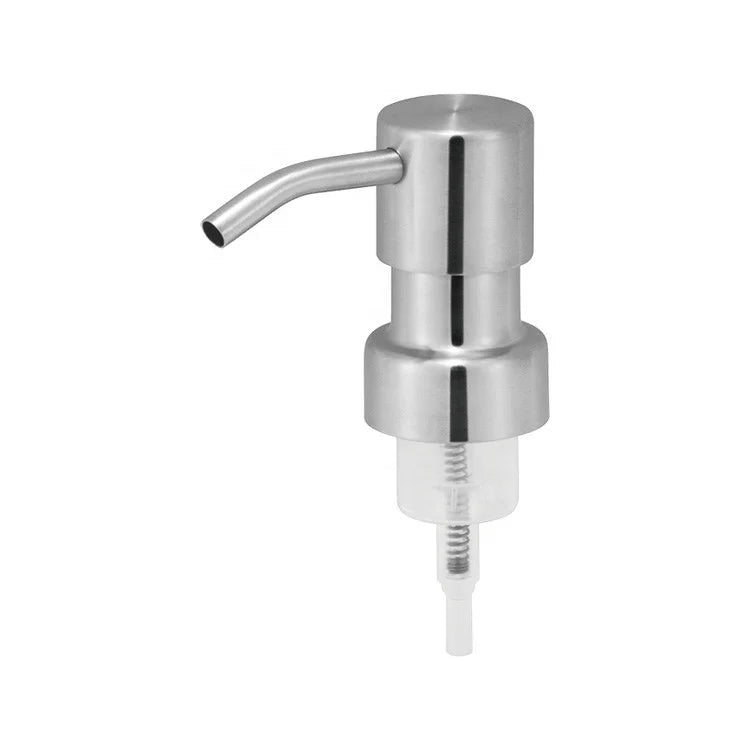 Customized Available Cosmetic Bottle Stainless Steel Metal Foaming Hand Soap Pump for 250Ml Foam Pump Bottle Supplier in China