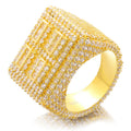 Dropshipping Fine Hip Hop Jewelry 925 Sterling Silver VVS Moissanite Diamond Iced Out Ring for Men