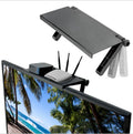 Solid Shelf for Top of TV Desktop PC Monitor Top Shelf Home Decor Cable Box Shelf for Wall Mounted TV