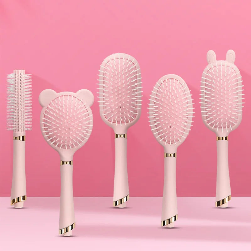 Various Shape Hair Comb ABS Handle Detangling Brush Massage Brush Hair Scalp Massage Brush for Hair Growth