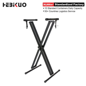 HEBIKUO Factory Direct Q-2XC-2 Customised Keyboard Stand Best Adjustable Double X Accessories for Musical Instruments