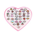 Hot Selling Trendy Animal Shape Kids Cluster Rings Gold Plated Adjustable Finger Rings with Inlay Gift Box Included
