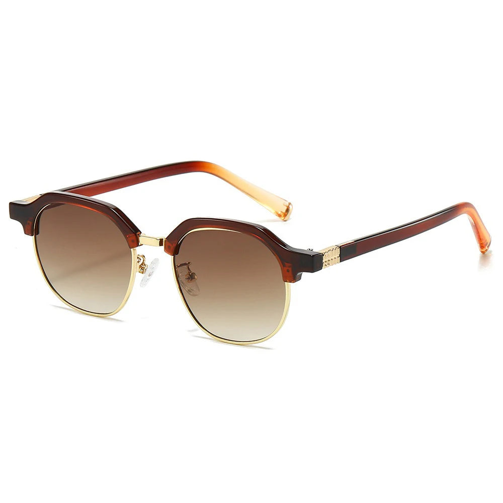 XY-6181 New Retro Half Frame Sunglasses Factory Hot Selling Men's and Women's Wholesale Sunglasses