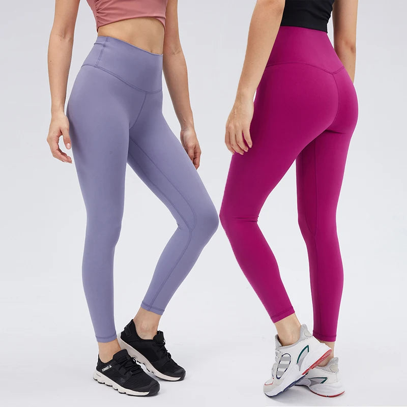 SHINBENE 25"CLASSIC 2.0(Popular Shade) Bare Sport Gym Legging Women Four Way Stretch Yoga Pants With Inner Pocket