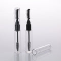 10ml PETG Double Gel Brow Eyelash Mascara Bottles With Comb Nylon Brush