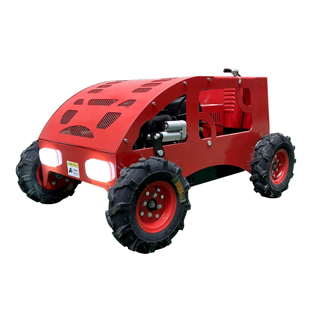 High Efficiency 4-Stroke Industrial Gasoline Remote Control Lawn Mower/Newest Grass Cutter Machine Lawn Tractor