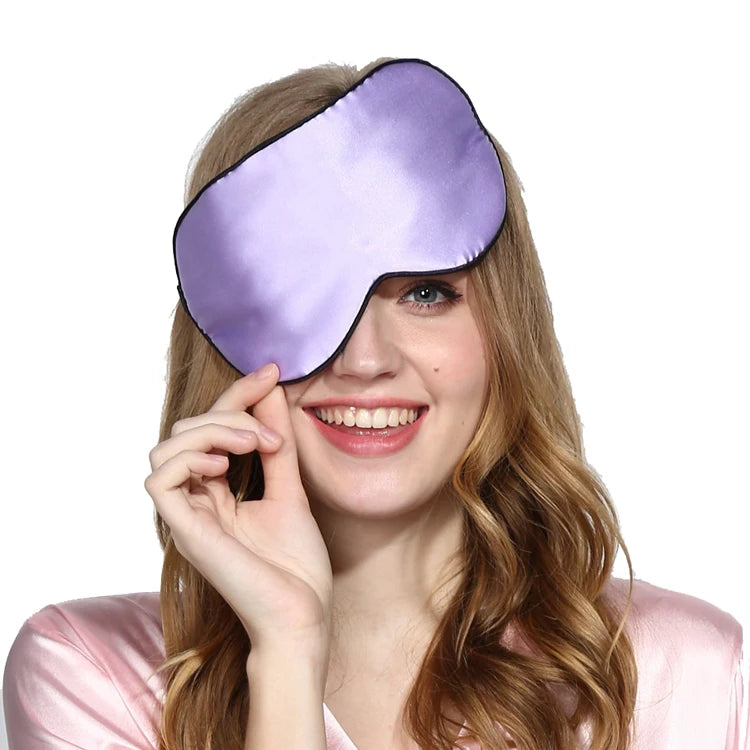 Top Quality Silk Sleeping Eye Mask for Sleep Eye Mask Cotton Silk Filling for Nap Meditation Night Sleep