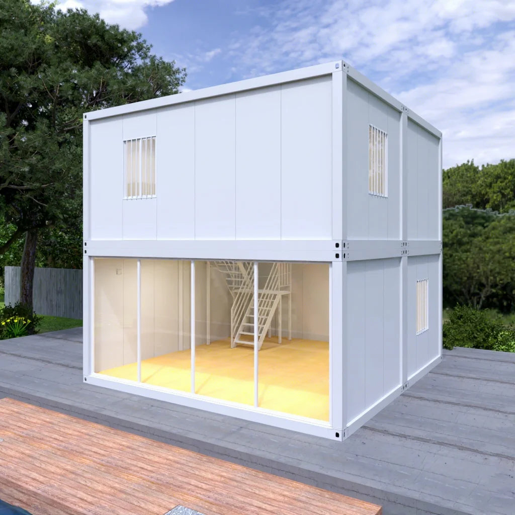 Modern Detachable Container House 20ft Prefabricated Hotel Use 3 Room Mobile Home