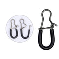 New Design 0#-6# Fishing Nice Snap With Rubber Stainless Steel Sea Fishing Snap Connector Swivels