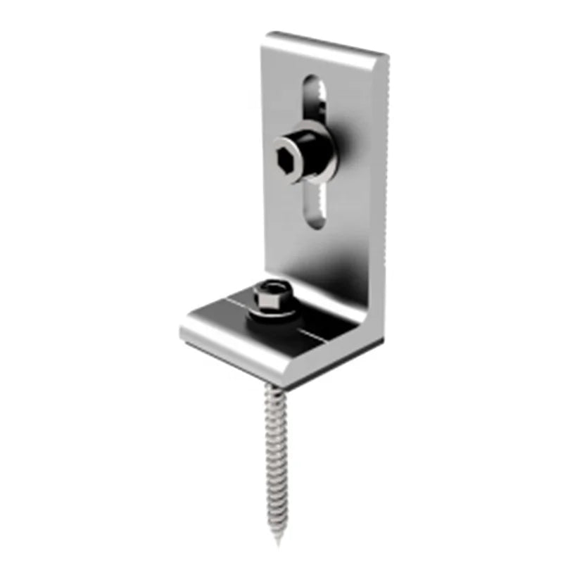 Wholesale Easy Installation Natural Silver L Foot Racking Solar Mounting Bracket