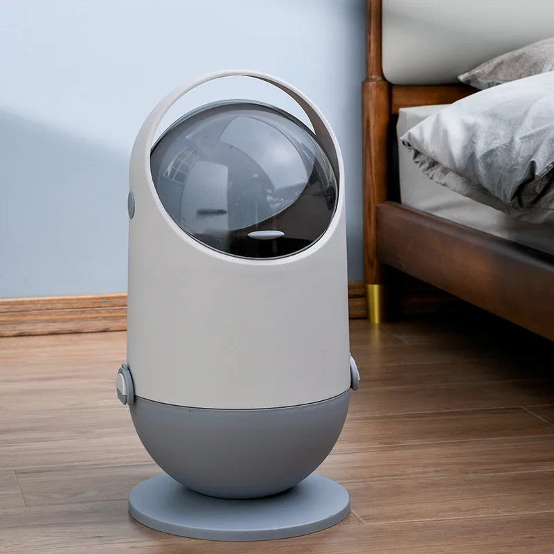 Hot Selling Large Creative Spaceman PP Storage Bucket for Kitchen Living Room Bedroom Trash Disposal