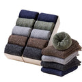 Wholesale Solid Color Crew Soft Comfort Winter Thick Warm Thermal Wool Sock for Men