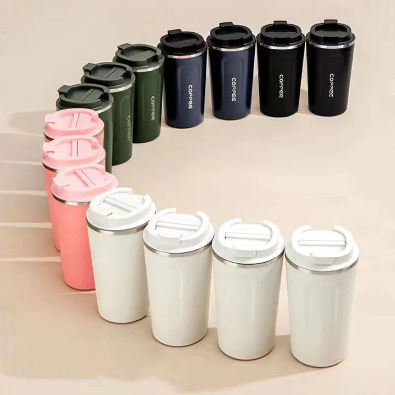 Double Walled Eco-friendly Stainless Steel Travel Coffee Mug Vacuum Insulated Reusable Coffee Tumbler Cup