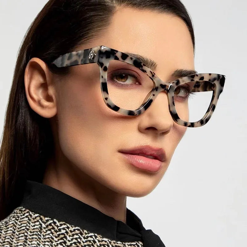 Top Tr90 Anti Blue to Block Light Computer Glasses Round Eyeglasses for Myopia