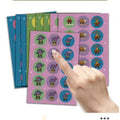 Shape Scratch Sniff Strong Long-lasting Fragrance Motivational Reward Label Kids Scented Stickers