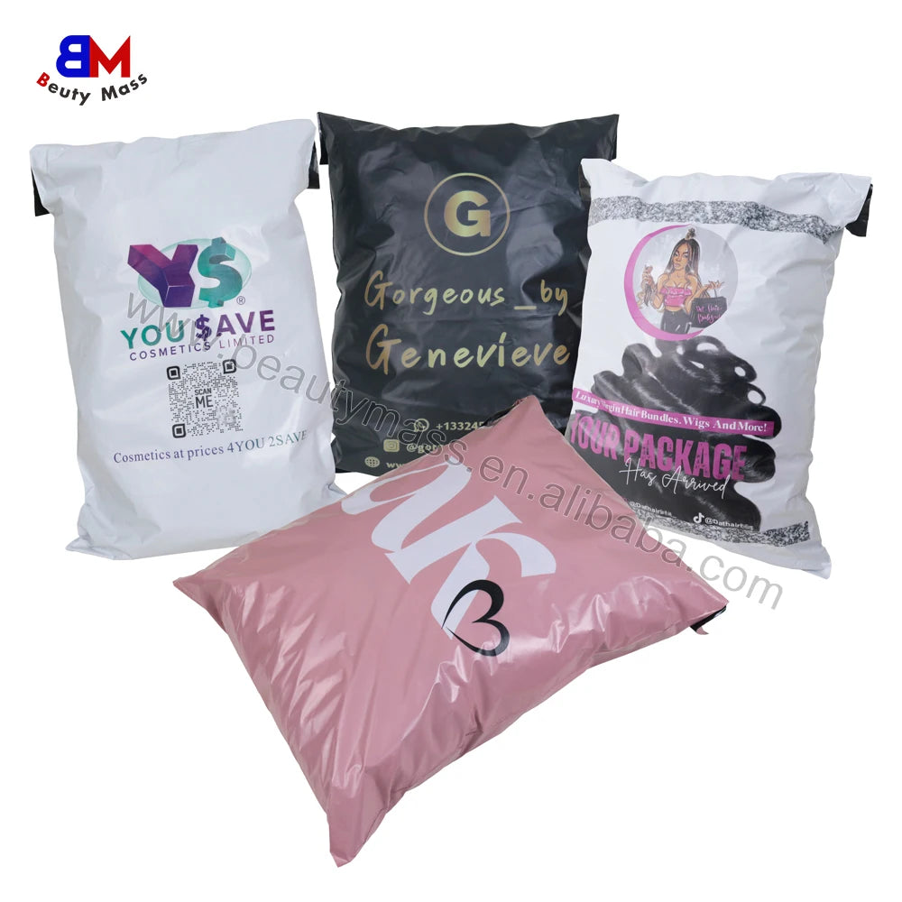 Custom Logo Printed Shipping Bags Eco-Friendly Reusable Poly Mailing Envelopes Shipping Bag For Courier and Packaging