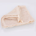 Wholesale Custom Logo Excellent Nature Square Jute Sisal Hemp Bath Body Washcloth Towel Exfoliating Scrub Wash Cloth