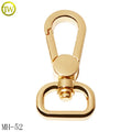 Wholesale Spring Swivel Keychain Lobster Hook Hardware Gold Plated Bags Metal Strap Clip Buckle for Dog Collar