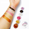 No Logo Metallic Shimmer Liquid Eye Shadow 6 Colors Private Label Diamond Single Eyeshadow