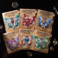 20 Sheets/pack PET Stickers Mechanical butterfly Series Mechanical Punk Style butterfly Handbag Materials 6 Styles