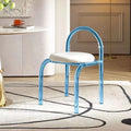 Modern Luxury Nordic Art Dining Chair Home Furniture Transparent Acrylic Chair for Living Room Plastic Material