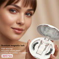 2026 OEM Reusable 3d cat Eye Magnetic Eyelashes Handmade Cruelty-Free with Plastic Eyelash Box Quantum Magnetic Lashes Set