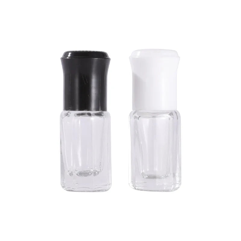 Factory Customizable  Cheap 3ml Perfume clear Glass Bottles Roll on Bottles