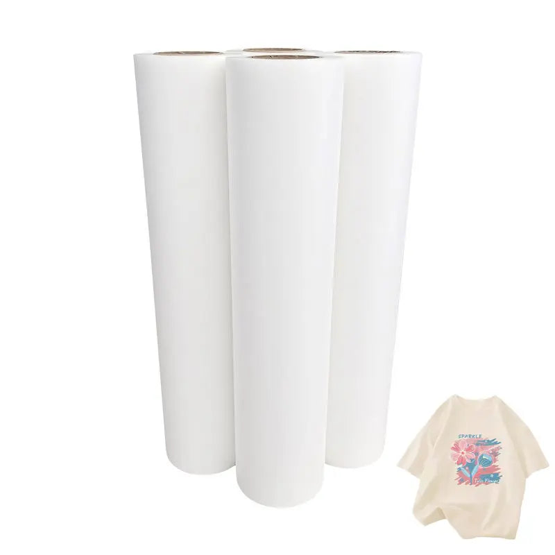 60cm DTF Film Roll Hot Peel Cold Peel DTF Transfers PET Film DTF Printer Digital Printing Film