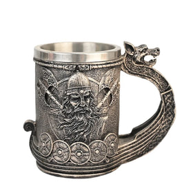 Hot Selling Creative Beer Cups Large Stainless Steel Water Cups Mugs Resin Craft Ornaments Wholesale
