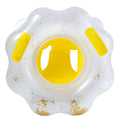 Hot Selling Inflatable Flower Seat Float with Glitters Inside Inflatable Sequins Flower Seat Float