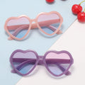 Vintage Women's Sunglasses Beautiful Lady Party Cute Heart Shape Sunglasses Green/ Purple/ Red Hard Material Frames