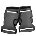 1 Inch Wide Black Adjustable Buckle Bag Plastic Side Release Buckles Accessory Pets Dog Collar Strap Webbing Backpack Fittings