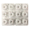 BPA Free Food Grade Non Stick  Muffin Pans Sprinkle Decorated  6 Cavity White Confetti Color Donut Molds Silicone Baking Mold