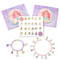 Charm Bracelet Making Kit Mermaid unicorn Cartoon Blind Box Set DIY Creative Handmade Jewelry for Children Gold Plated