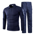 G2 Tearproof Tactical Suit Camouflage Navy Blue Without Knee Brace Equipment Tactical Uniform